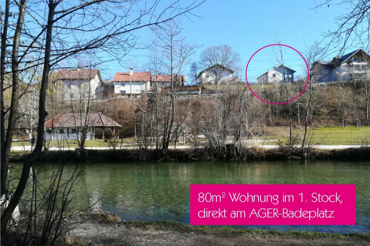 Ferienwohnung Agerblick 3 Zimmer Mit Kueche, 83M2 Lenzing Exterior foto